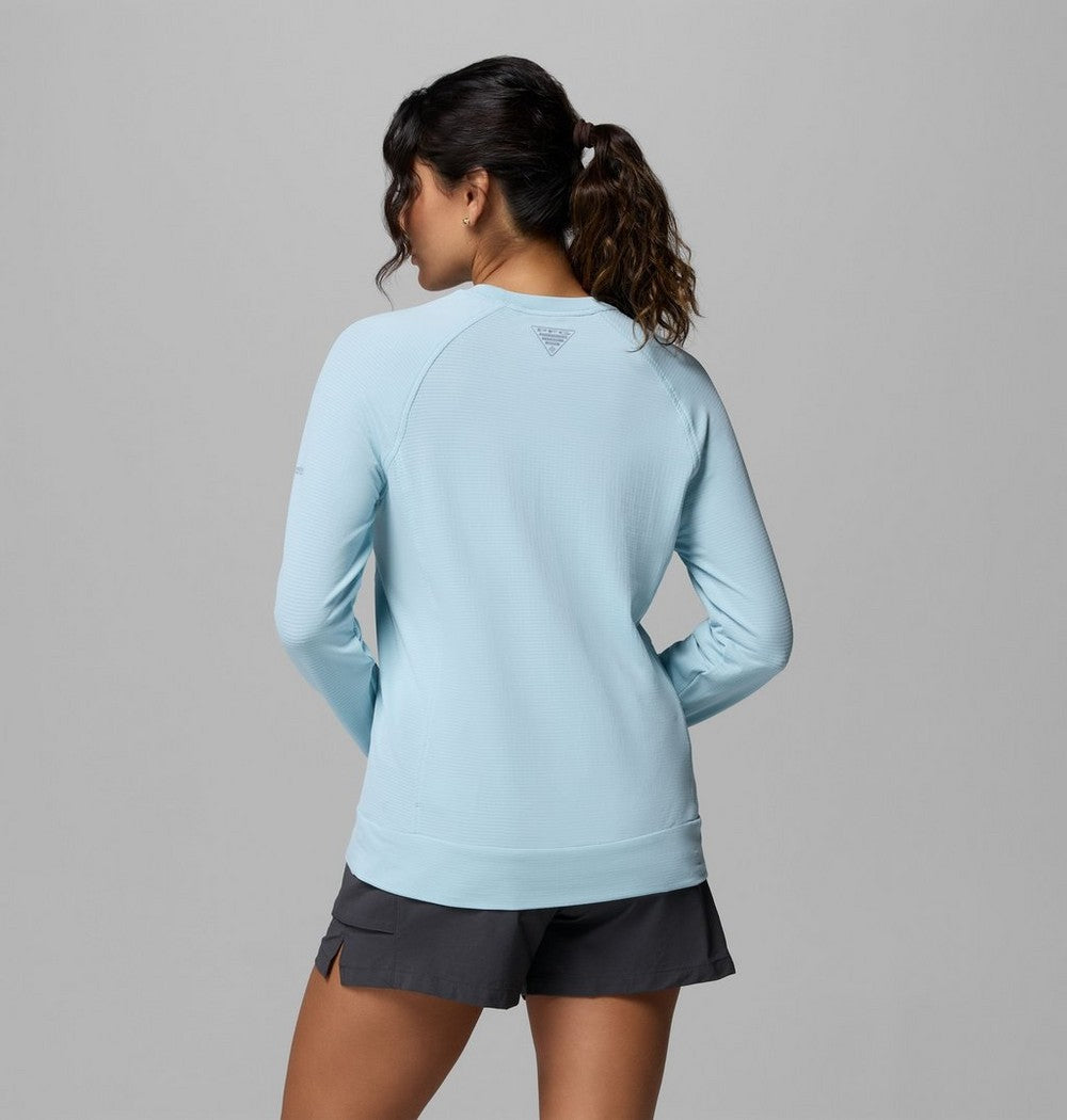 Women's UPF 50 Long Sleeve Crew - Gray