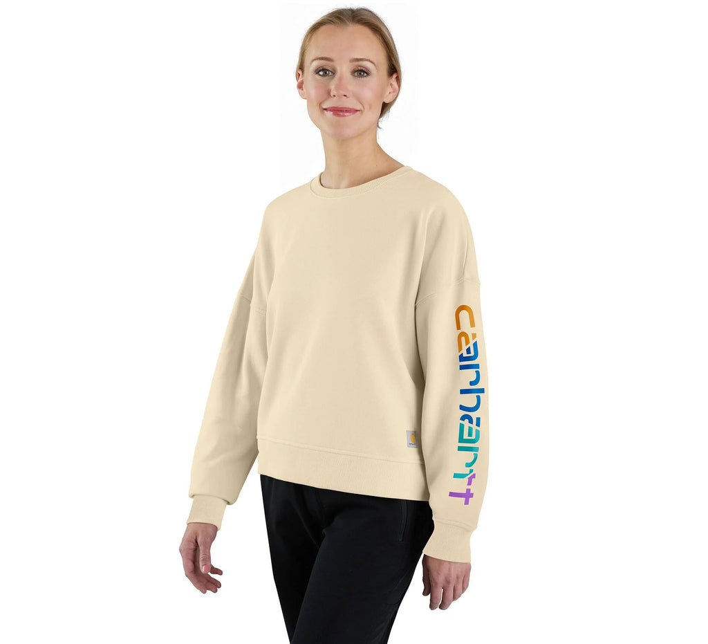 Women's Lyocell Blend Sleeve Graphic Sweatshirt