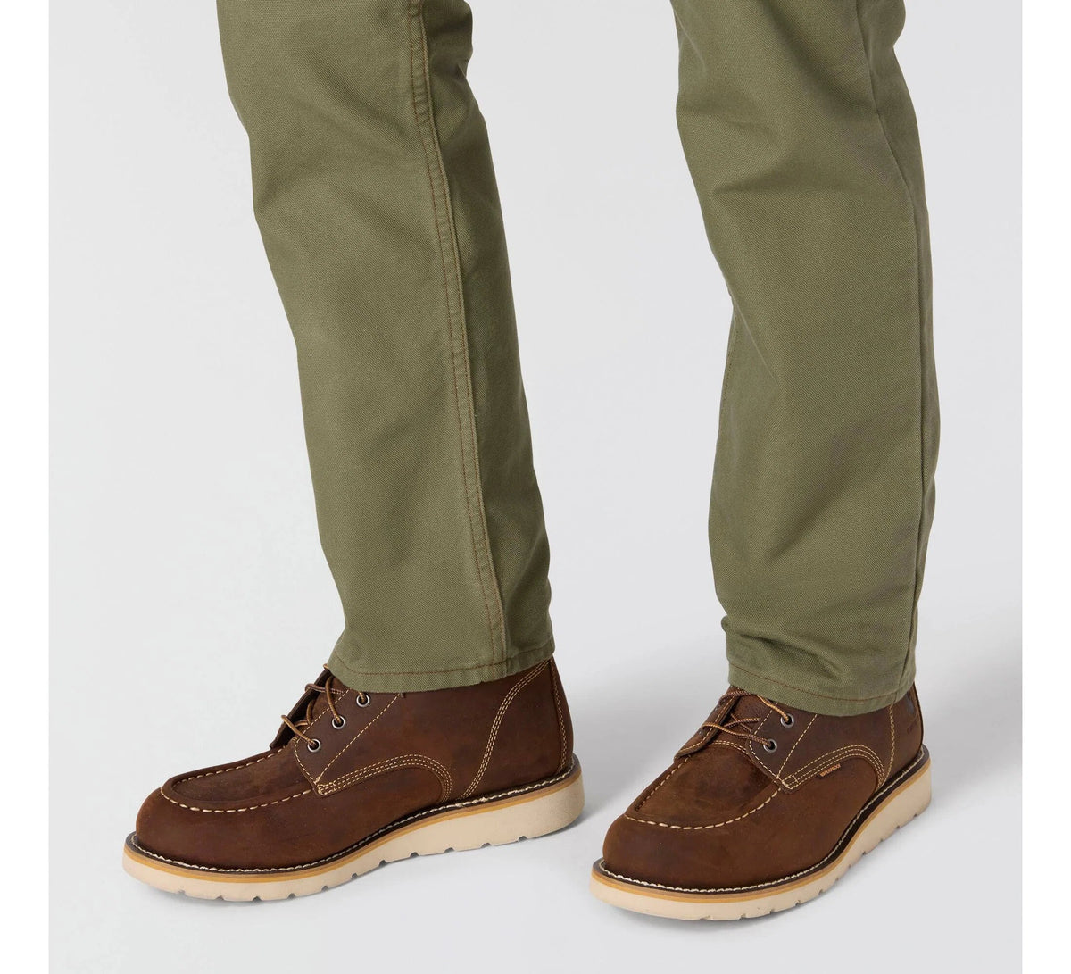 Men's Relaxed Straight Work Pants - Green