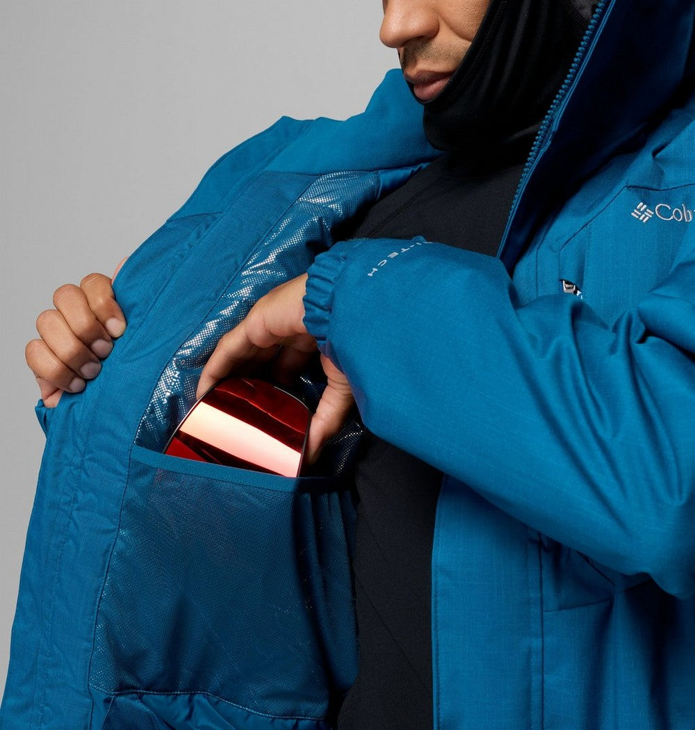 Men's Insulated Ski Jacket - Dark Blue