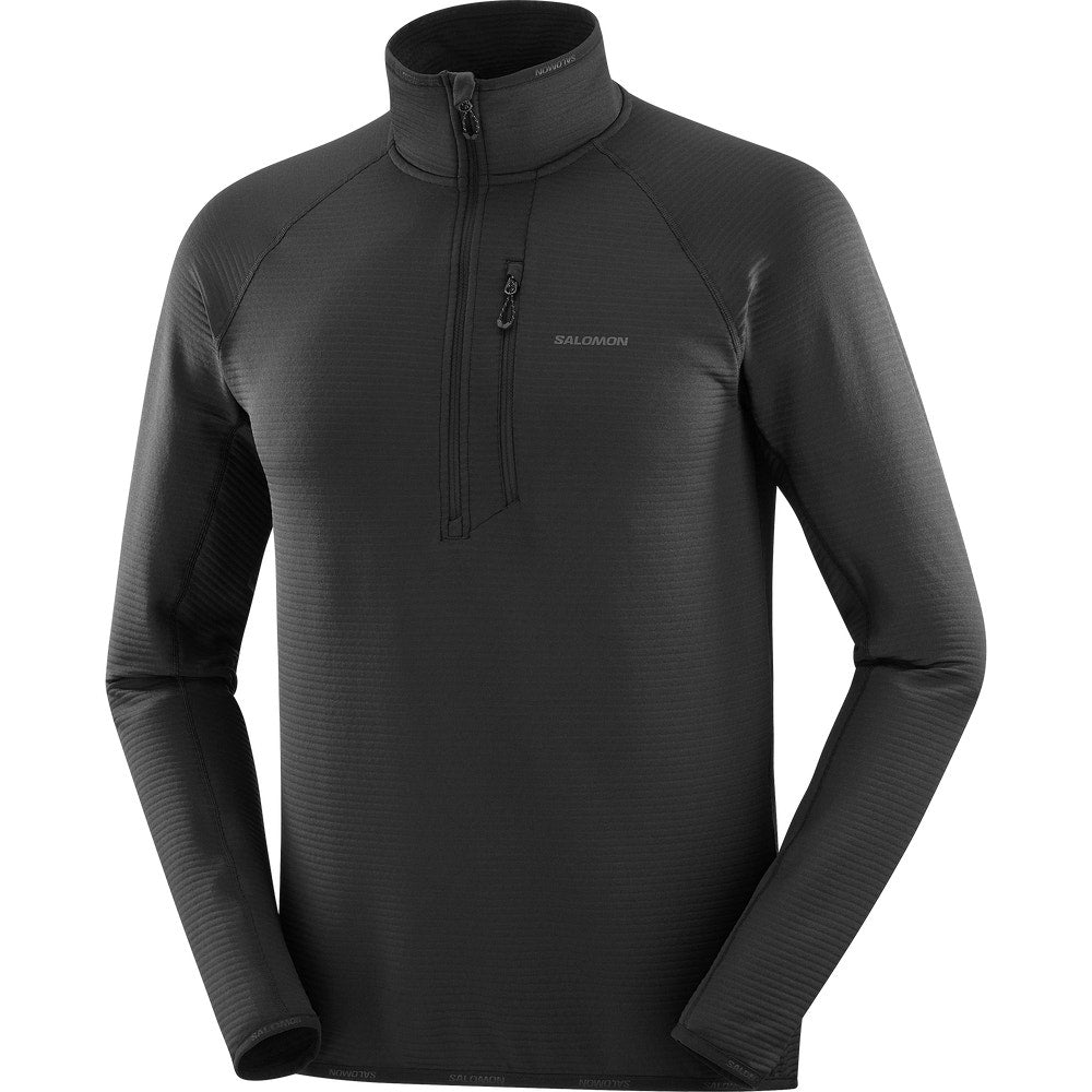 Men's Lightweight Half-Zip Fleece - Brown