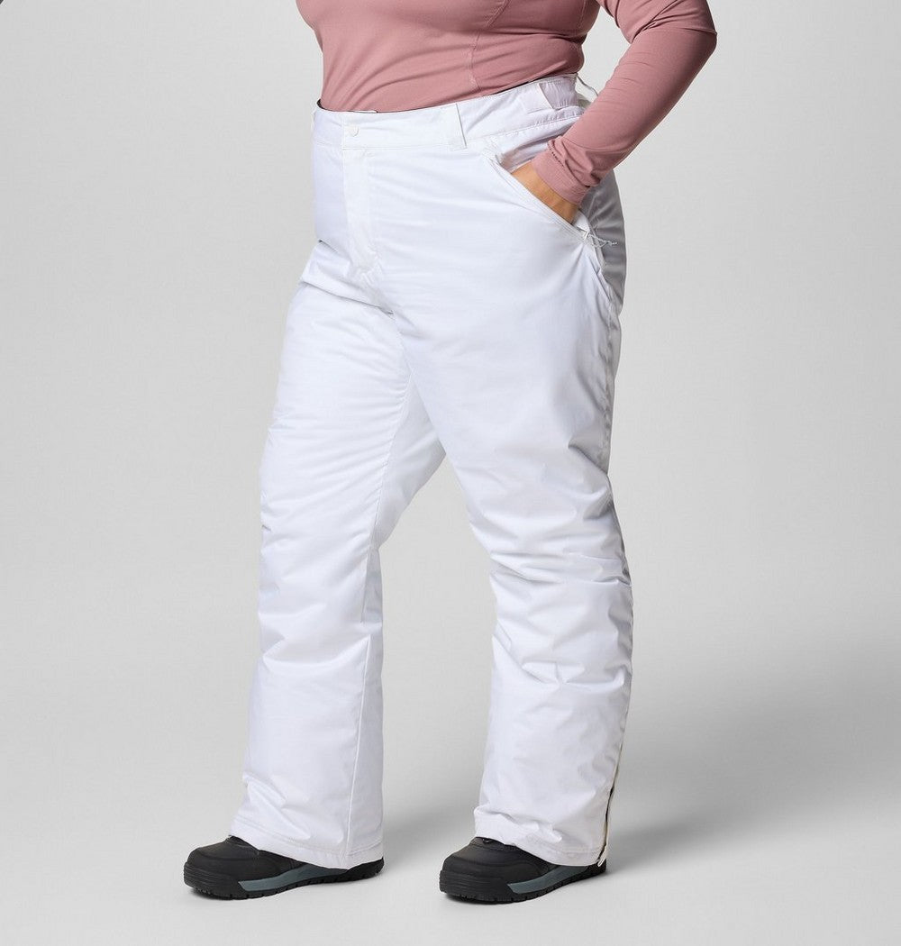 Women's Plus Size Insulated Snow Pants - White
