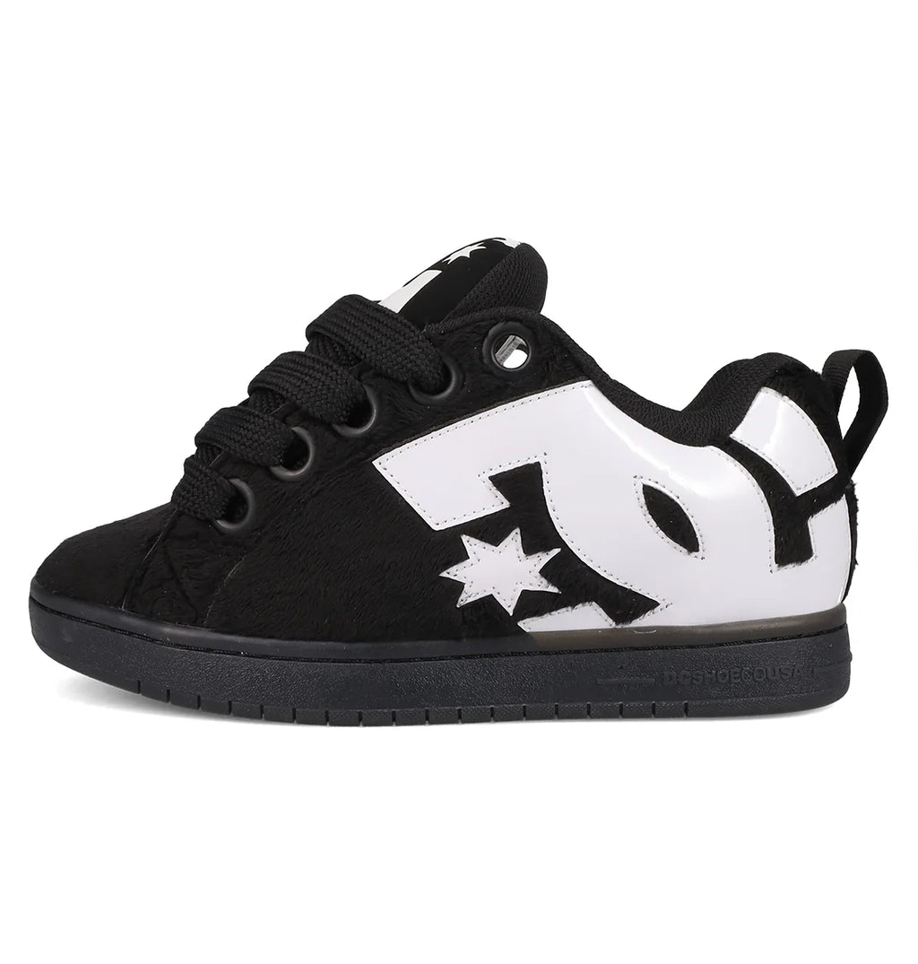 Men's Padded Suede Sneaker - Black White