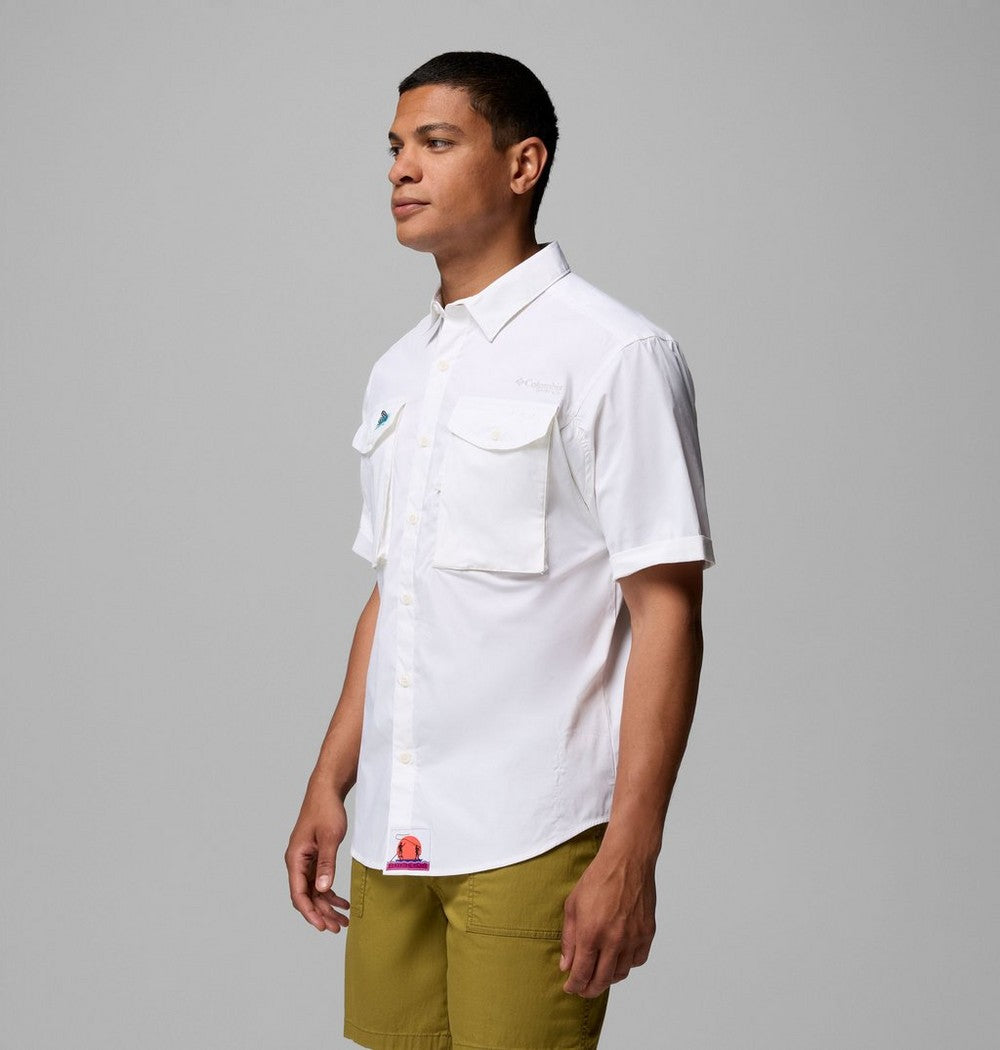 Men's Short Sleeve Fishing Shirt - Teal