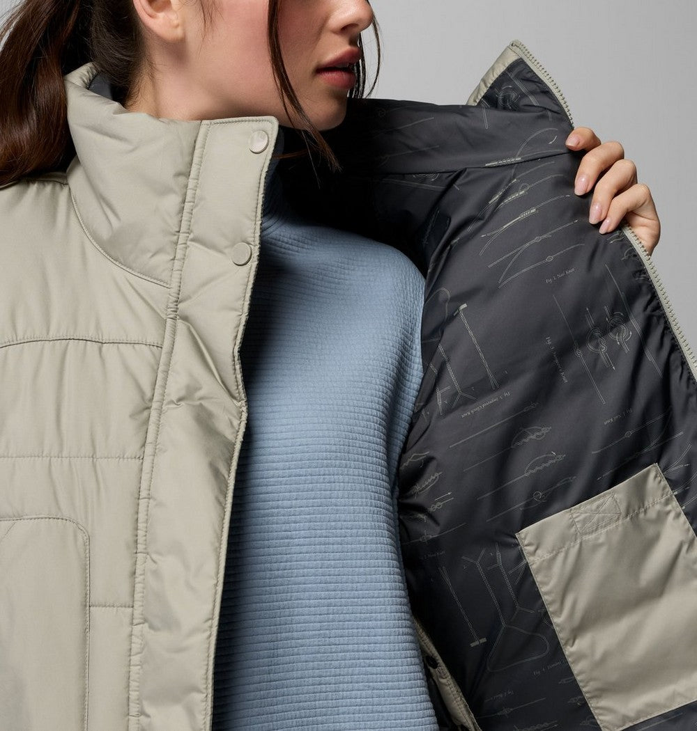 Women's Water-Resistant Insulated Vest - Blue