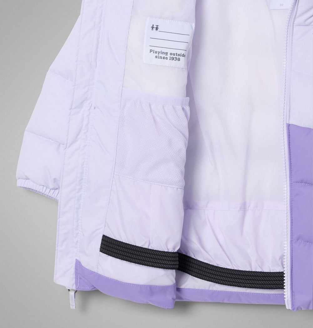 Toddler Waterproof Ski Jacket - Purple Paisley