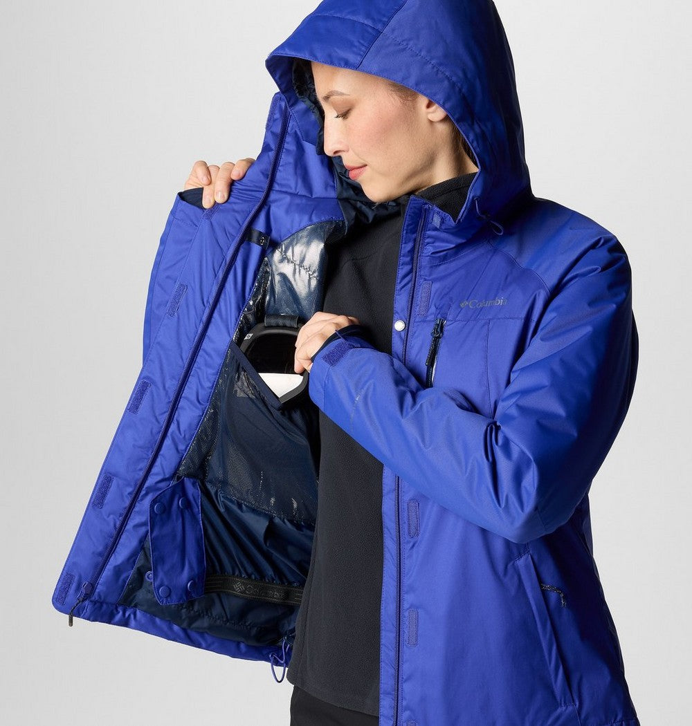 Women's Insulated Ski Jacket - Blue