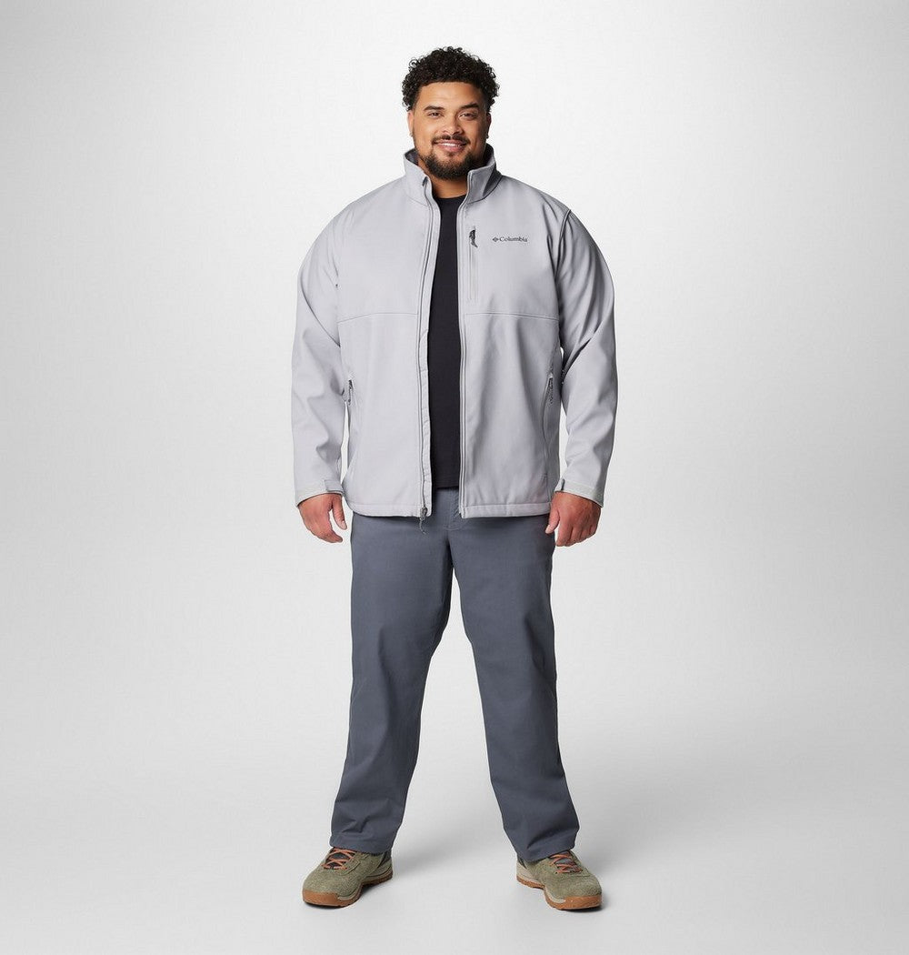 Men's Big Softshell Jacket - Grey