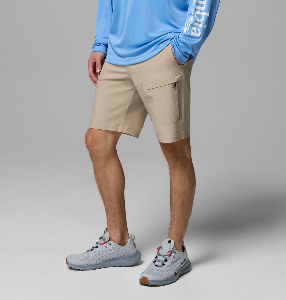 Men's Stretch Fishing Shorts - Tan