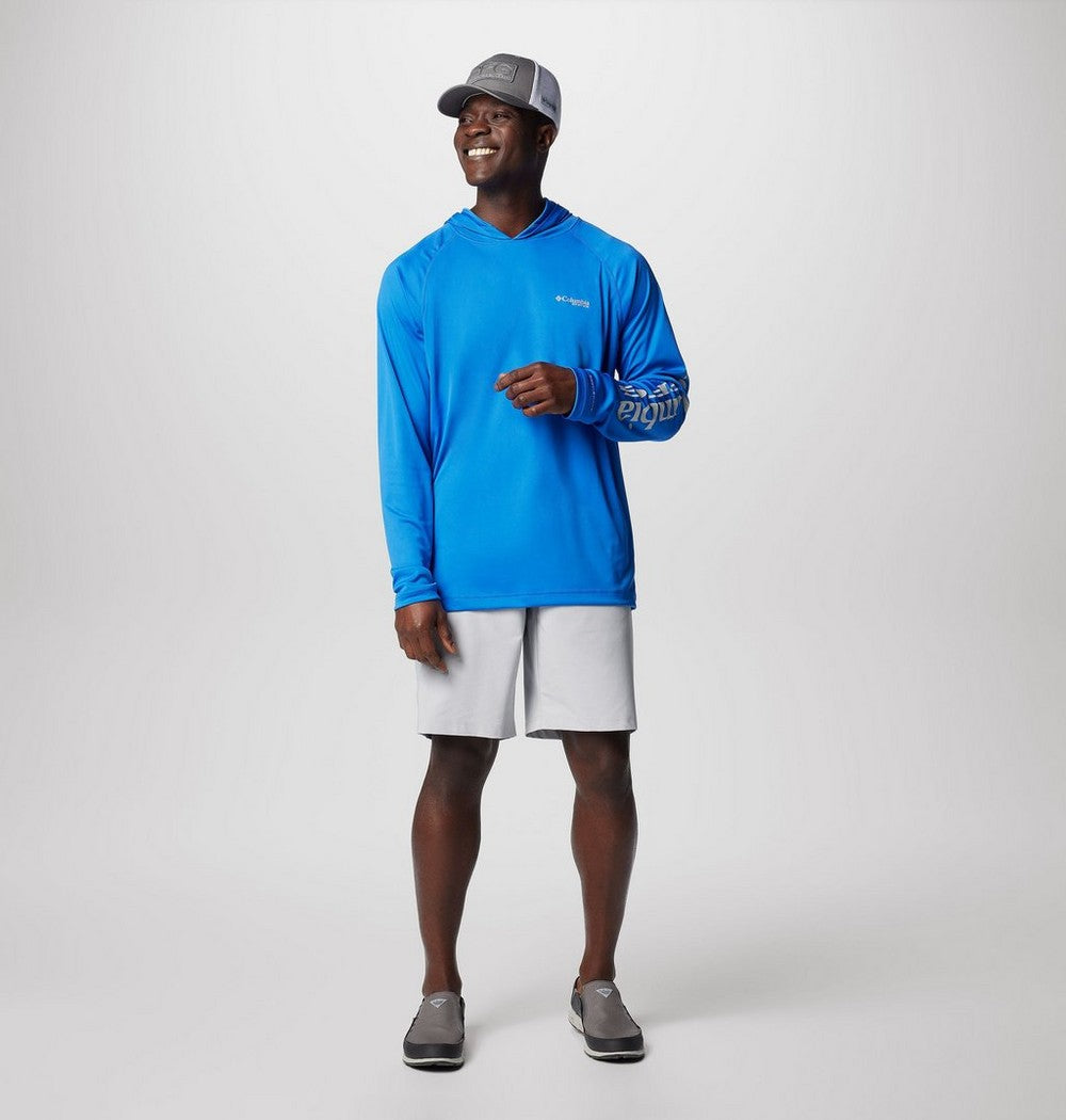 Men's Long-Sleeve Sun Hoodie - Gray