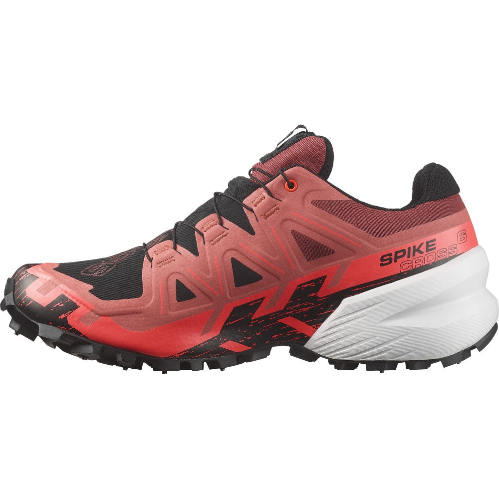 Waterproof Spiked Trail Running Shoes - Black