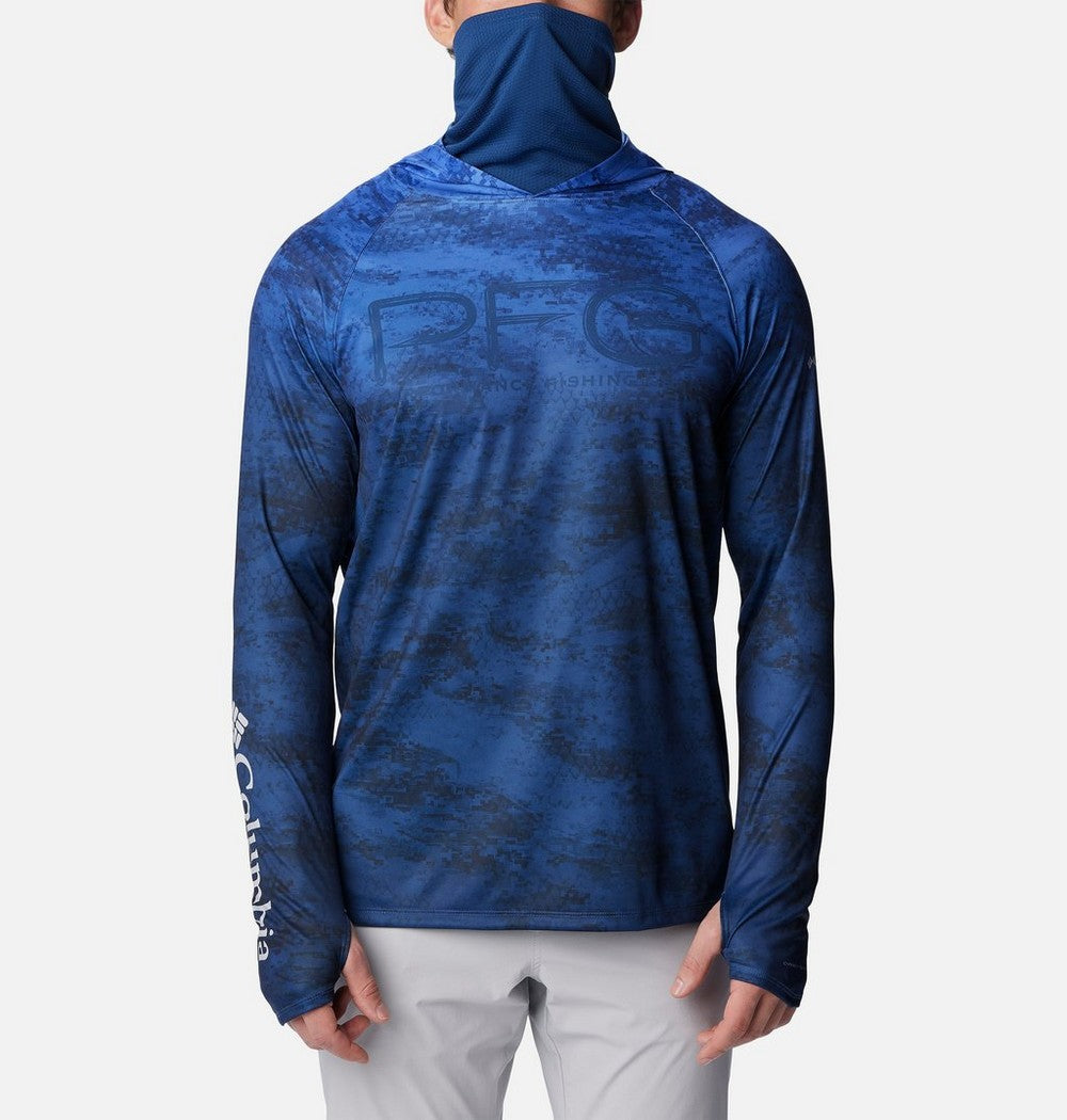 Men's Ventilated UPF 50 Sun Hoodie - Teal