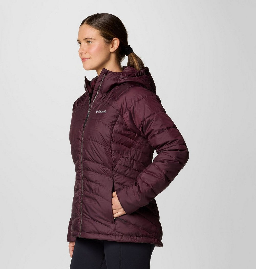 Women's Insulated Hooded Jacket - Wine