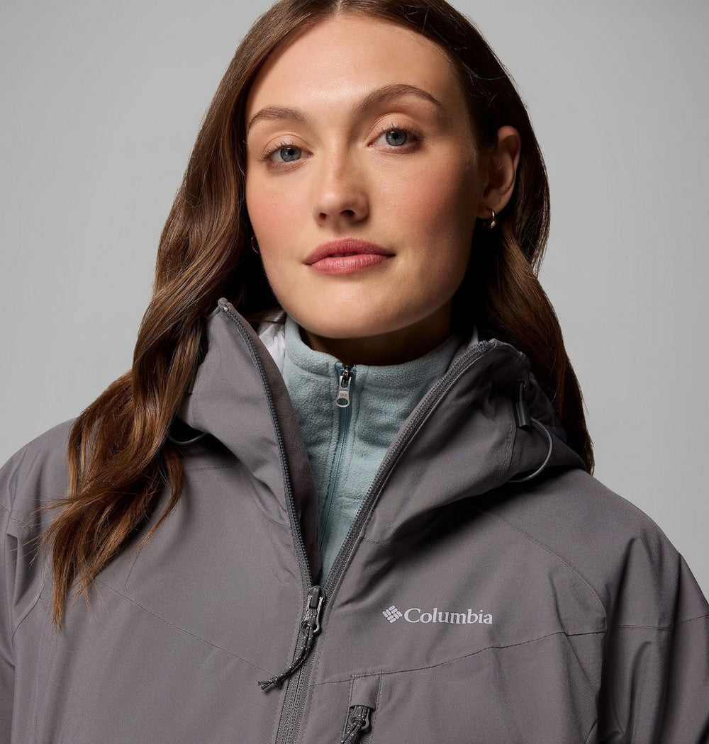 Women's 3-In-1 Waterproof Jacket - Brown
