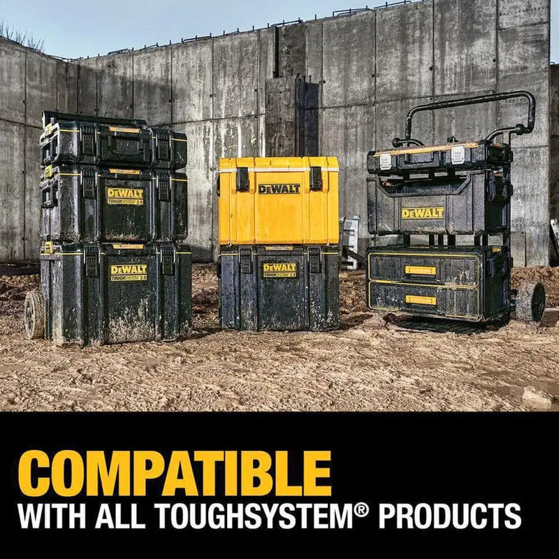 DEWALT ToughSystem 2.0 Tower Tool Box System 3-Piece Modular Storage Kit - DWST60437