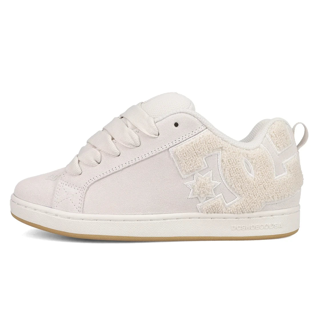 Women's Suede Padded Sneaker - Off White Gum