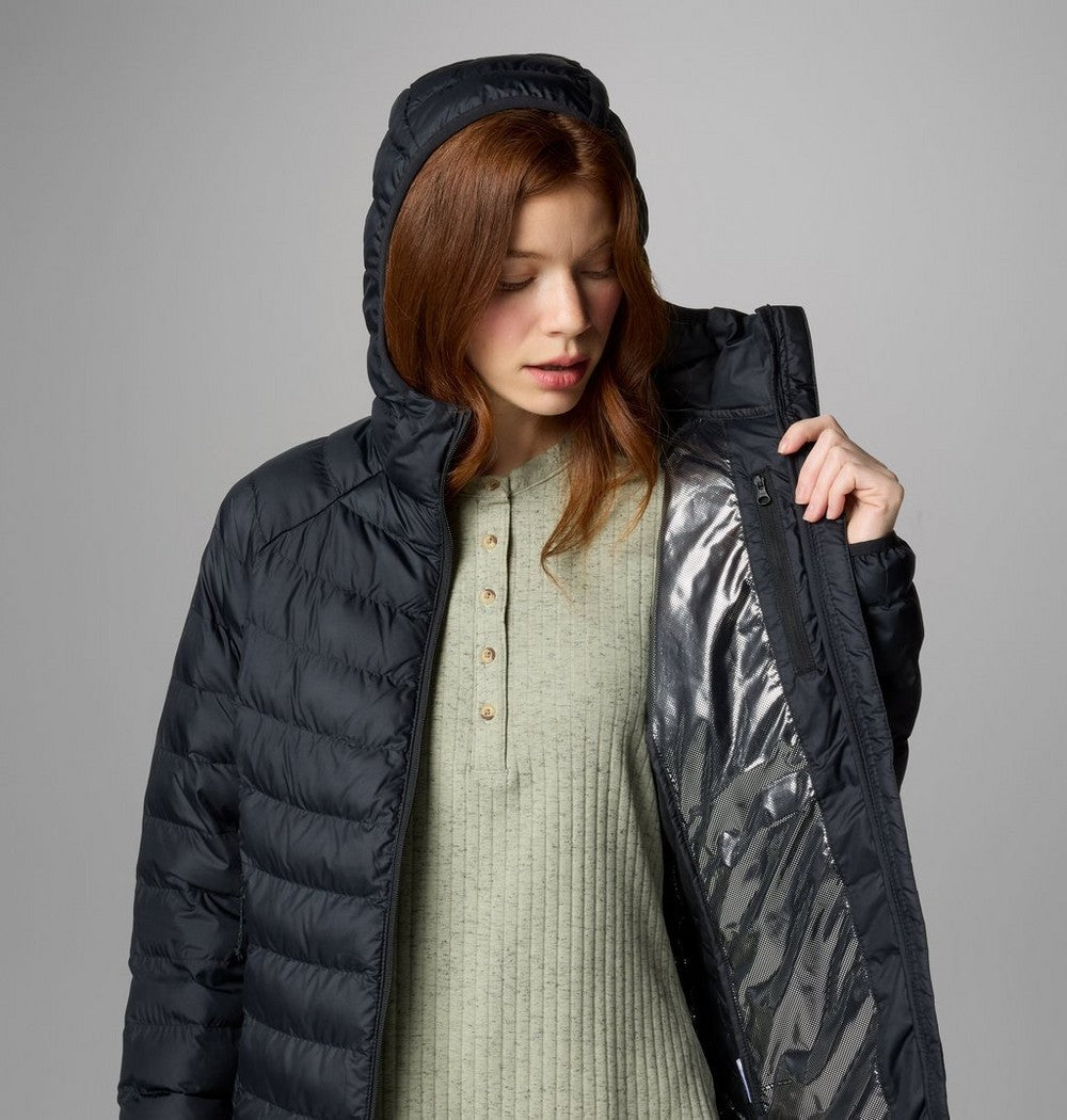 Women's Hooded Puffer Jacket - Navy