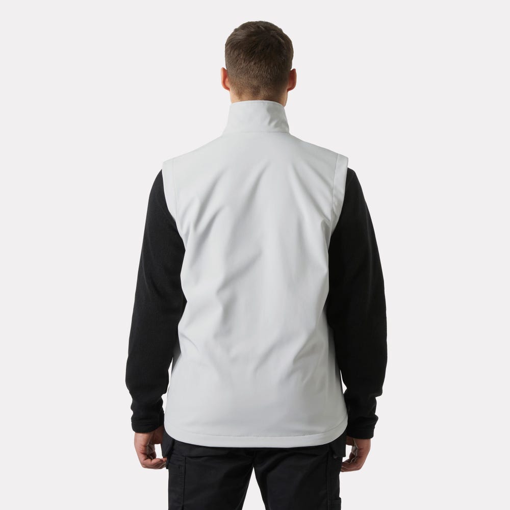 Men's Water-Resistant Softshell Work Vest