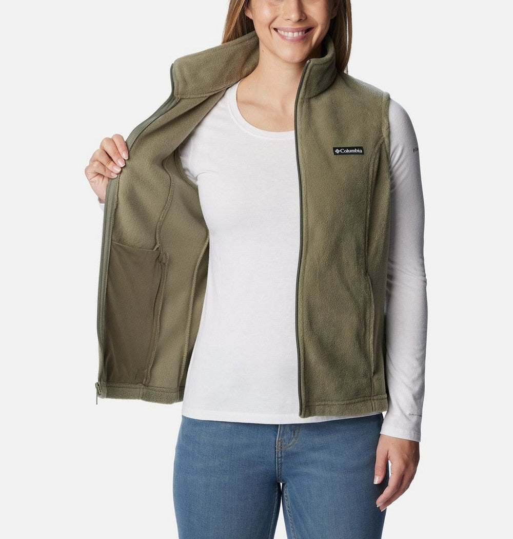 Women's Fleece Vest - Chalk