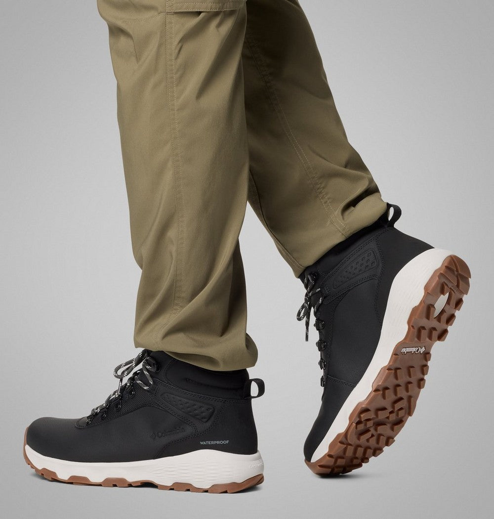 Men's Waterproof Leather Hiking Boot - Black