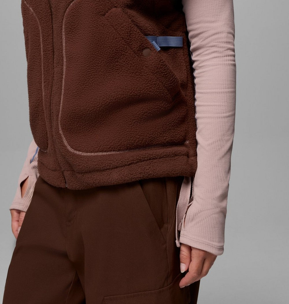 Women's Relaxed Fleece Vest - Blue