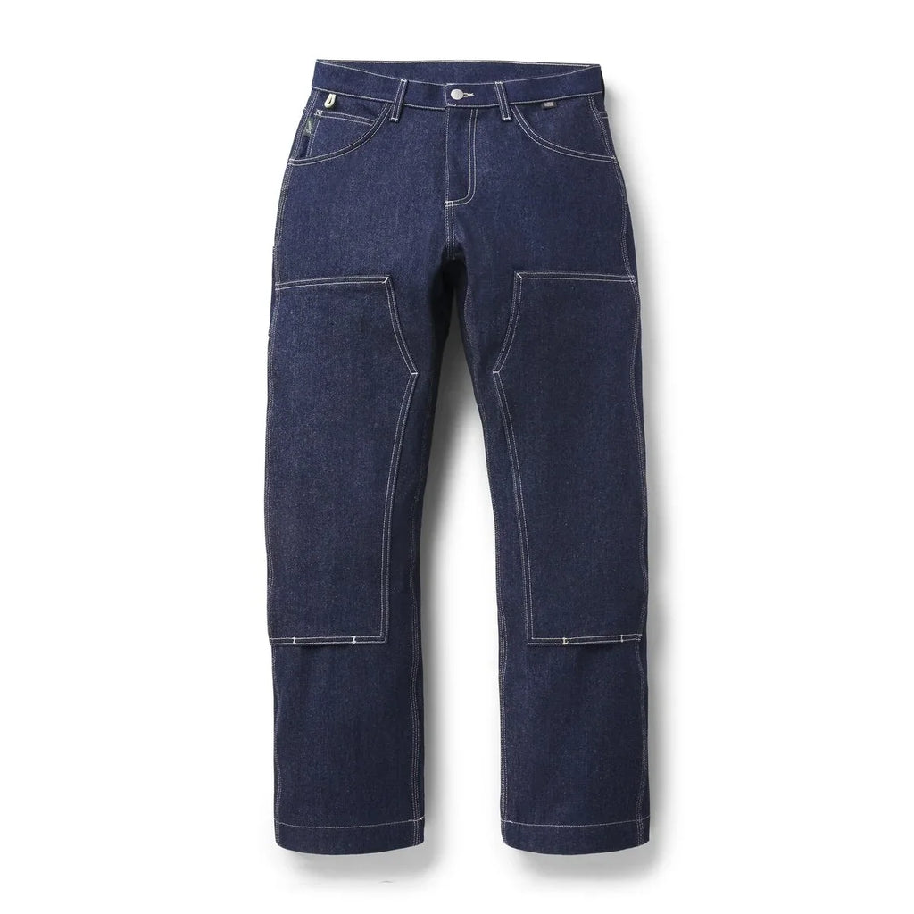 Men's Double-Knee Denim Work Pants - Indigo