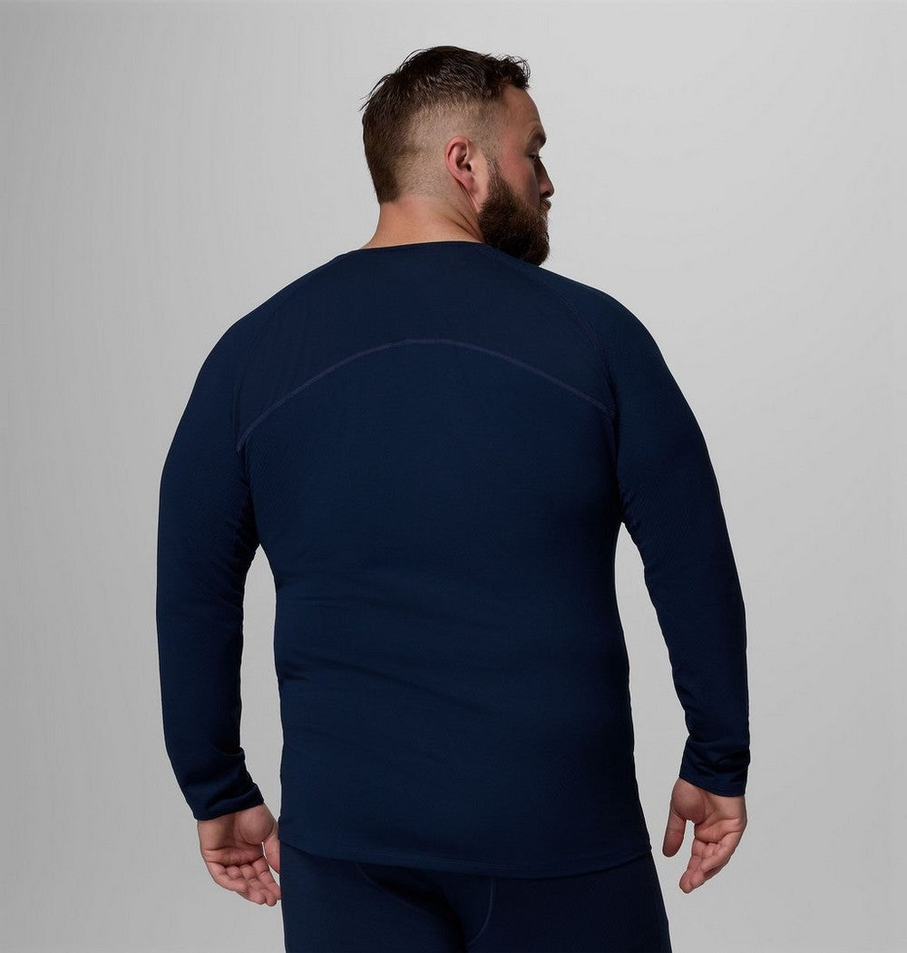 Men's Thermal Knit Base Layer Crew - Navy