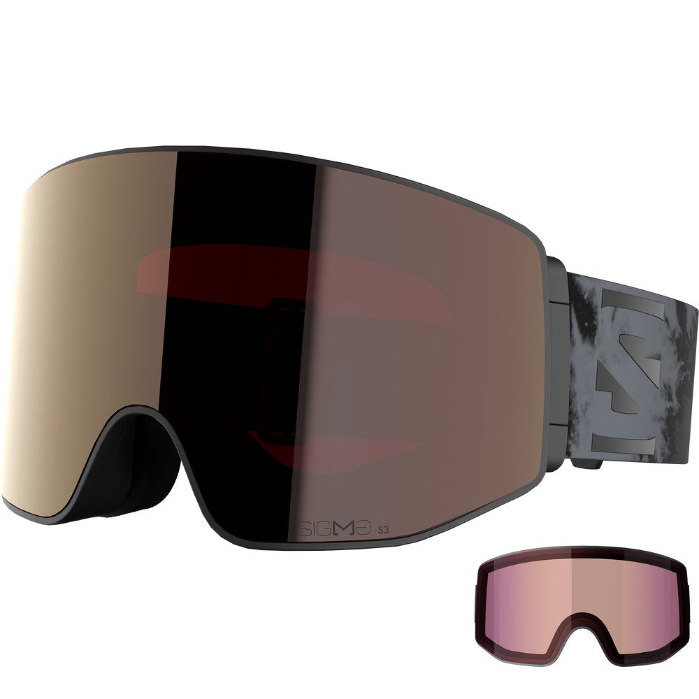 Snow Goggles With Extra Lens - Violet