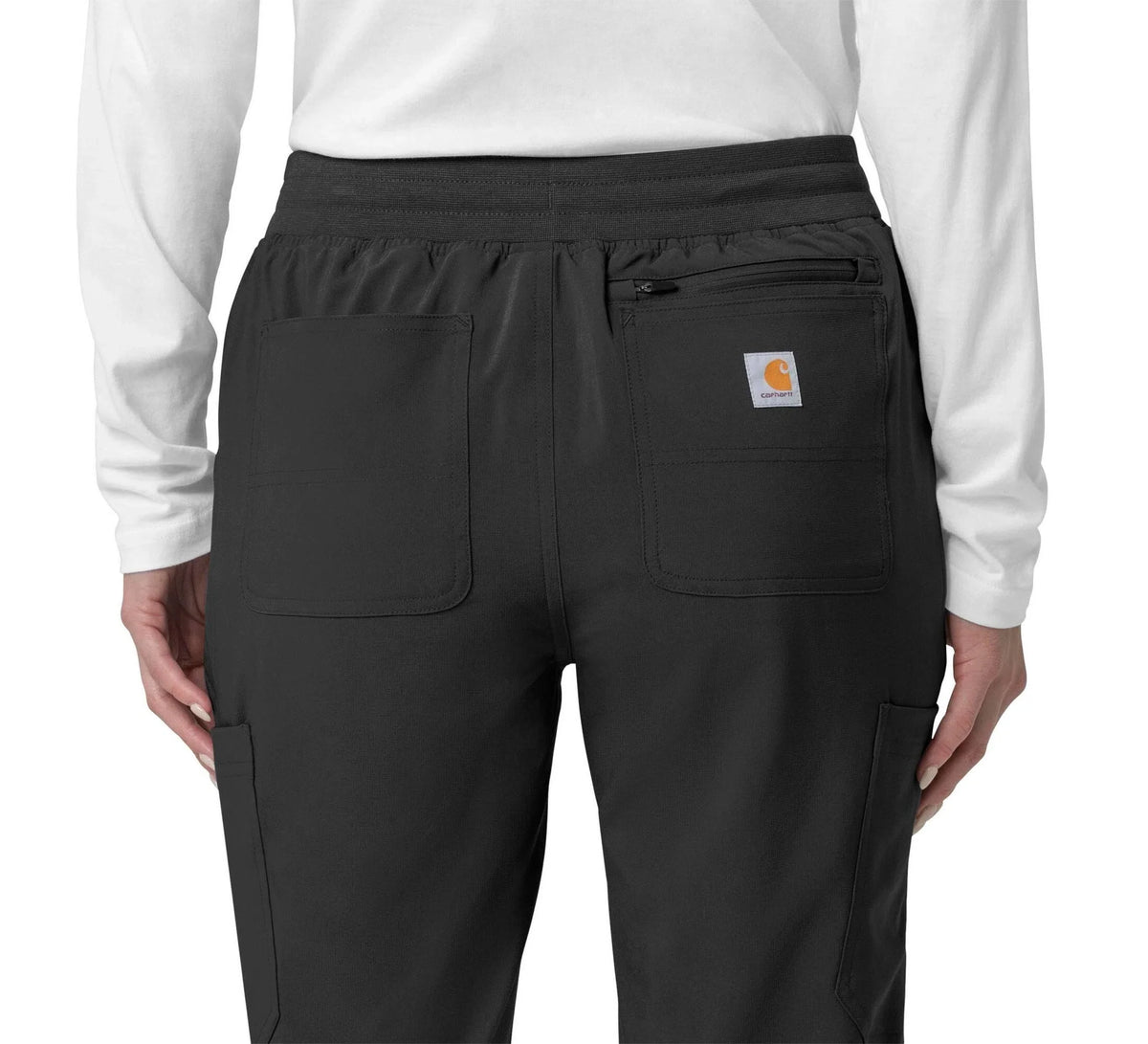 Women's Stretch Cargo Jogger Scrub Pants - Pink