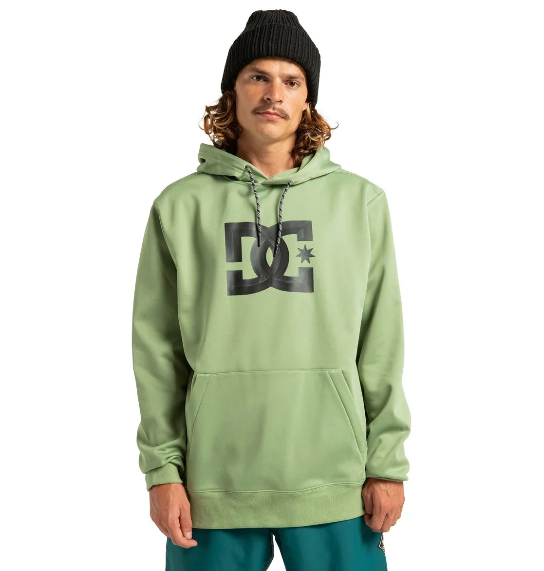 Unisex Bonded Fleece Hoodie - Basil