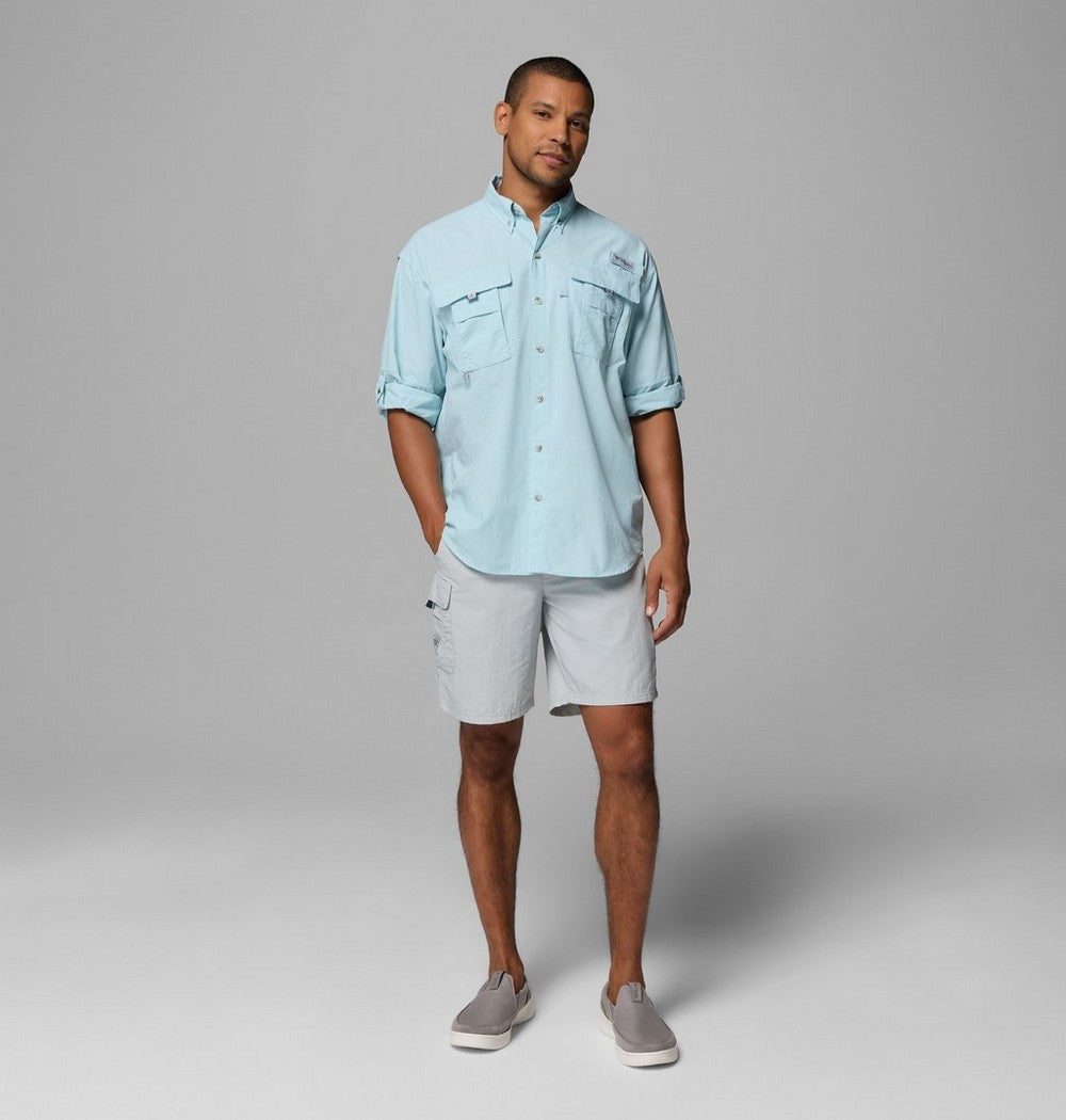 Men's Tall Long-Sleeve Vented Fishing Shirt - Gray