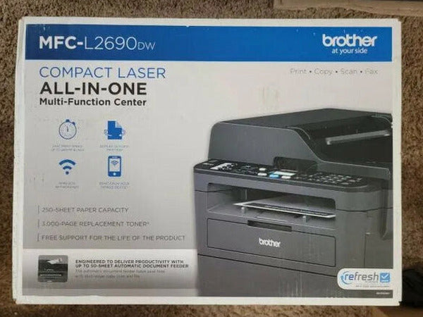 Brother Monochrome Laser All-In-One Printer - MFC-L2690DW