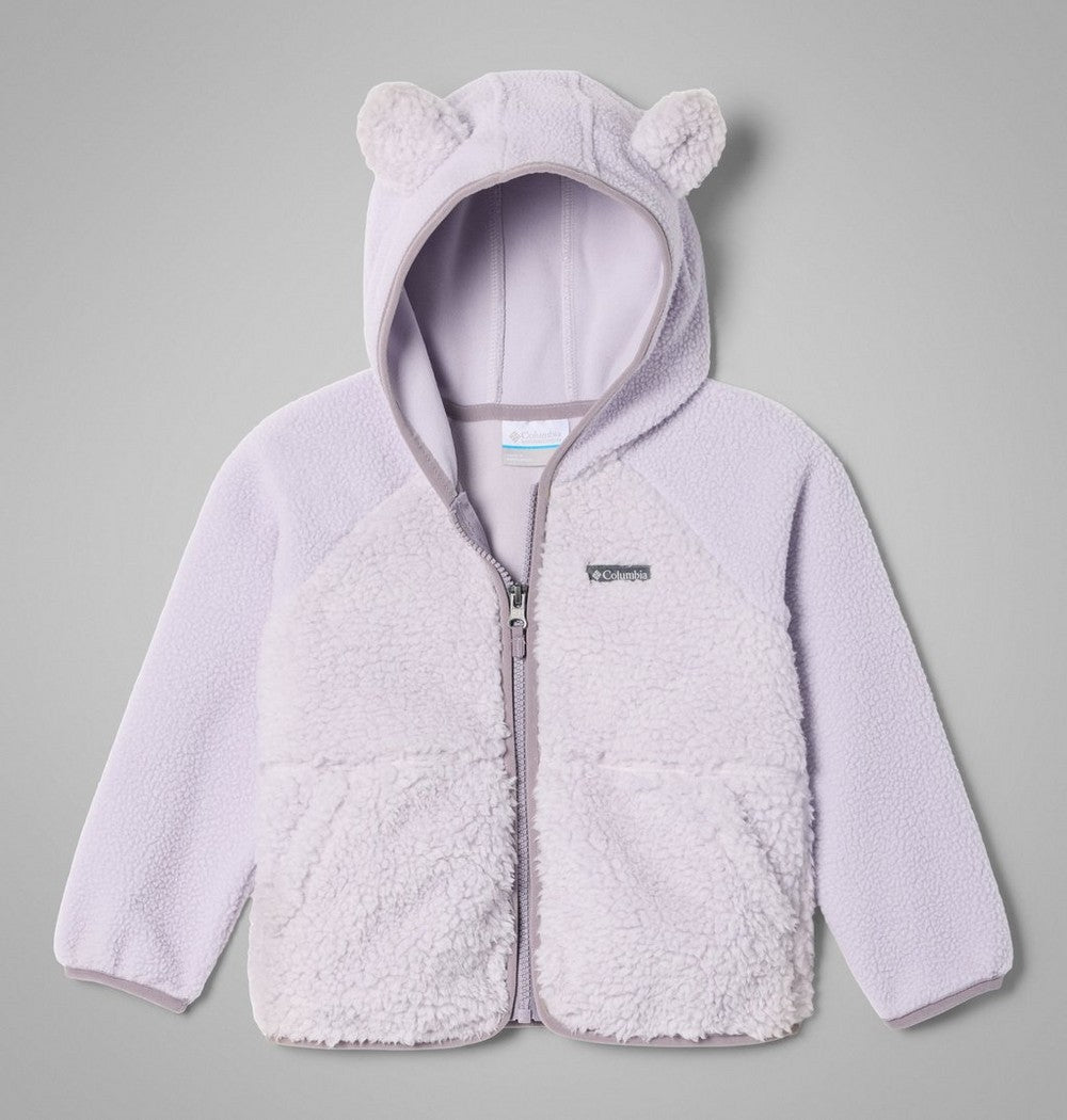 Toddler Hooded Sherpa Full-Zip Jacket - Lavender