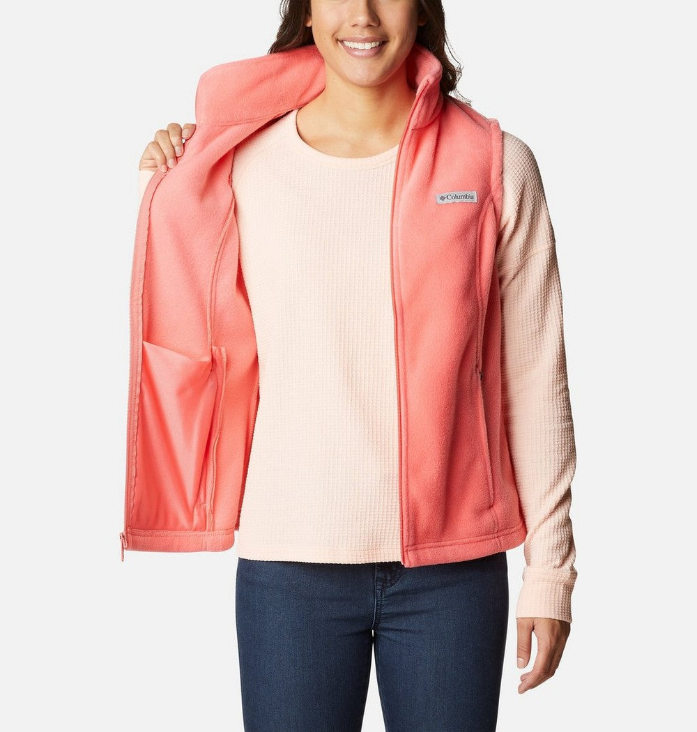 Women's Fleece Vest - Chalk