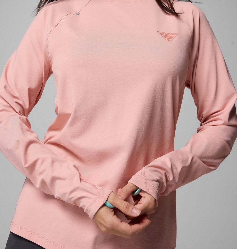 Women's UPF 50 Long Sleeve Sun Shirt - White