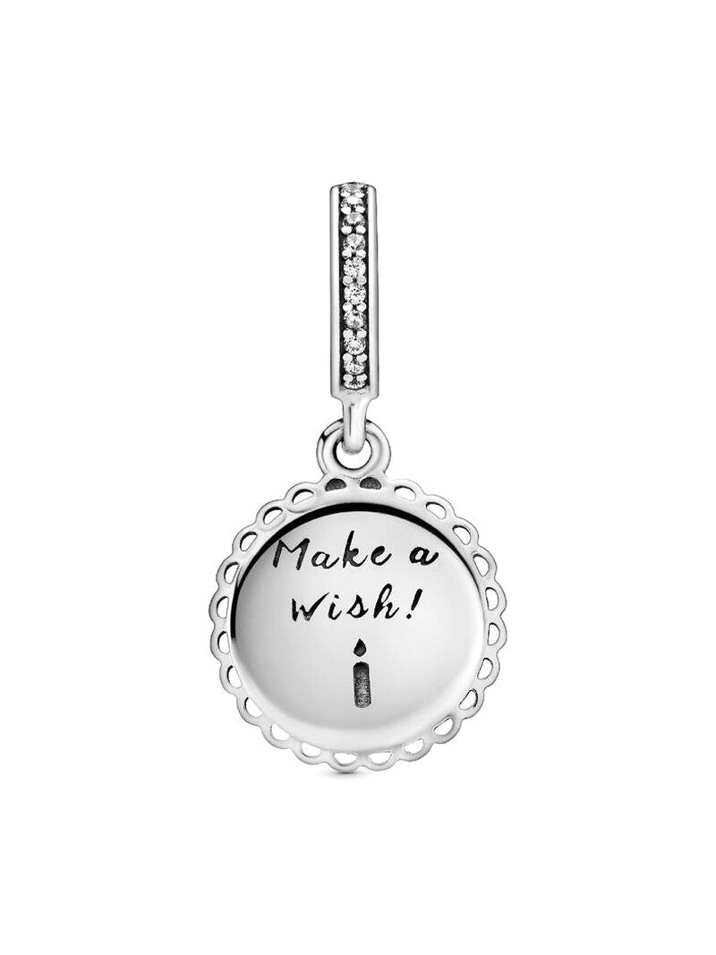 Pink Birthday Cake Dangle Charm