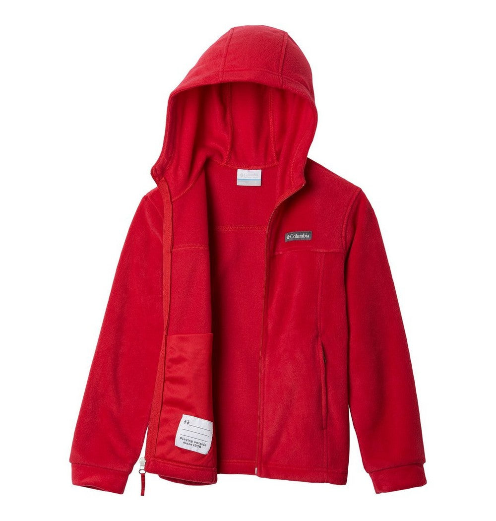 Boys' Hooded Fleece Jacket - Green