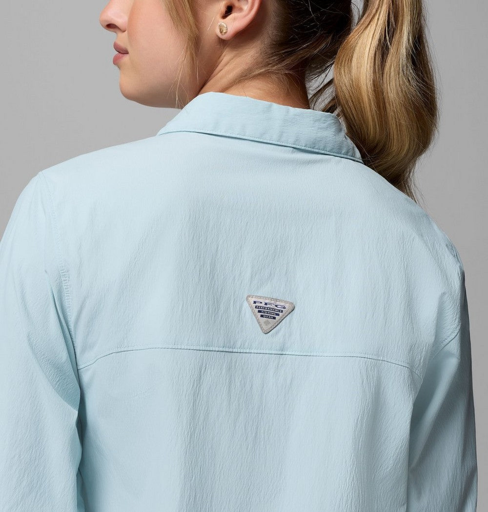 Women's UPF 50 Roll-Tab Fishing Shirt - Lavender