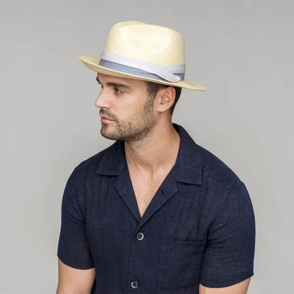 Cuban -Natural/Vintage Blue- Ecuador By Skilled Artisans