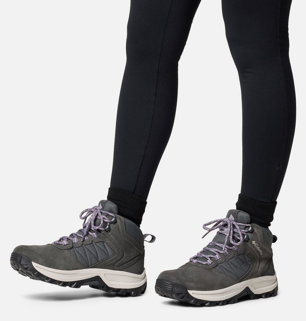 Women's Wide Waterproof Suede Hiking Shoe