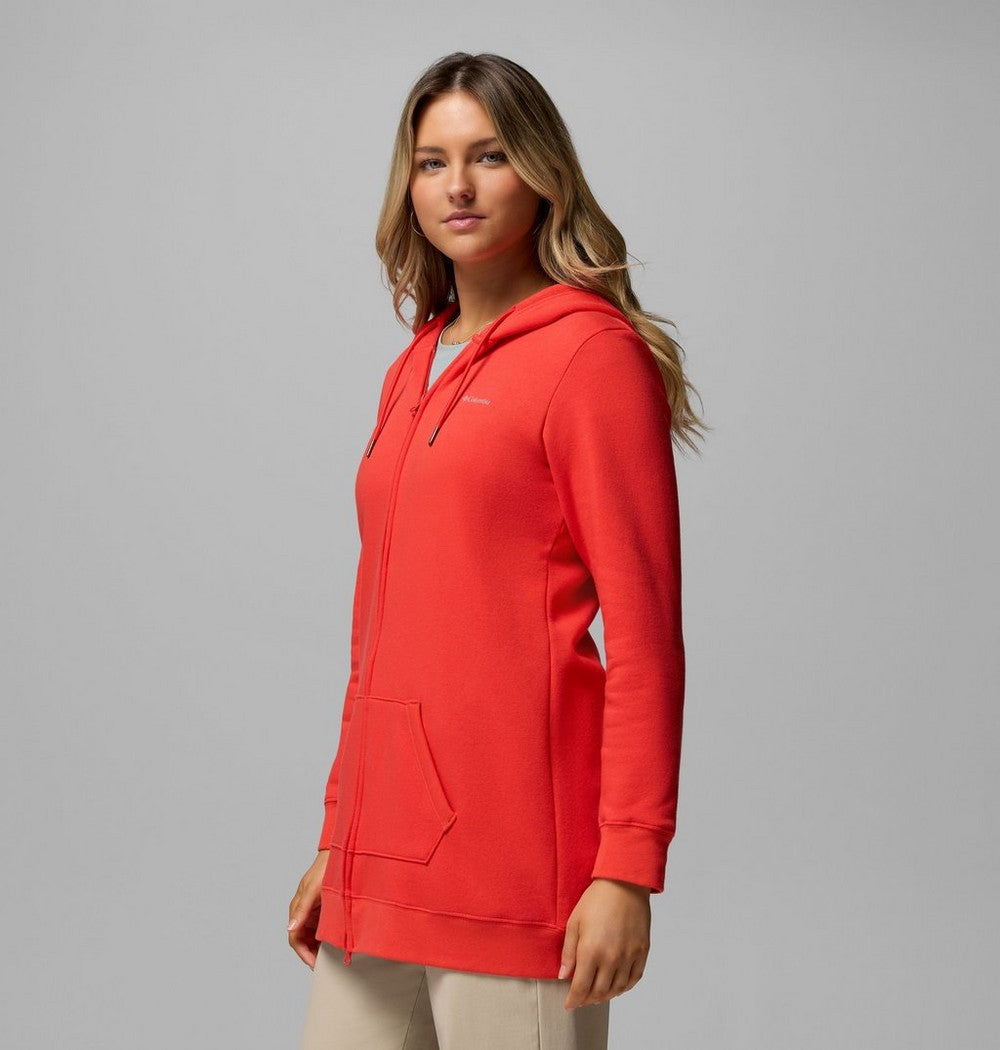 Women's Long Full-Zip Hoodie - Blue