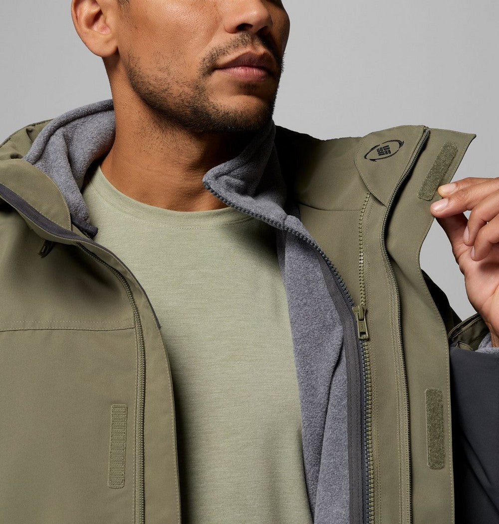 Men's 3-In-1 Fleece Jacket - Green