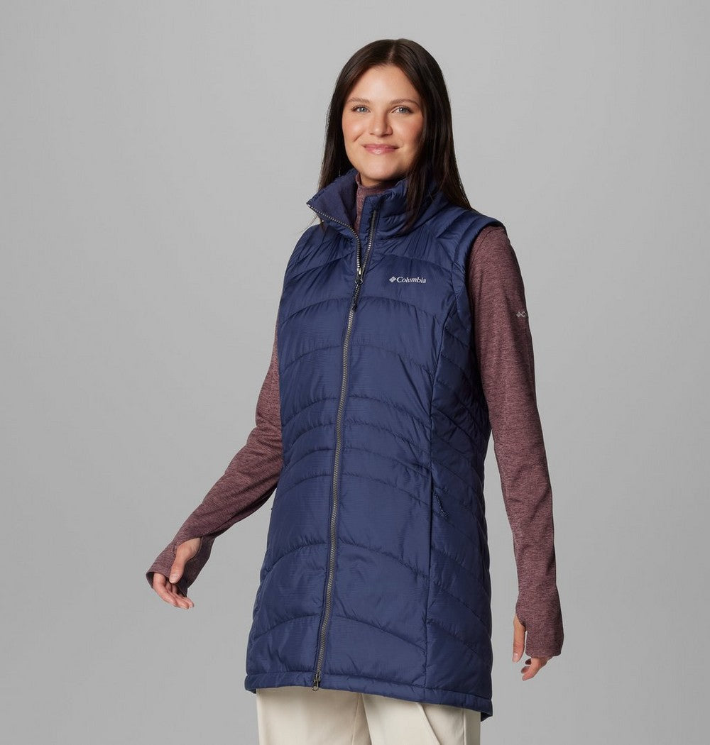 Women's Long Insulated Vest - Sage
