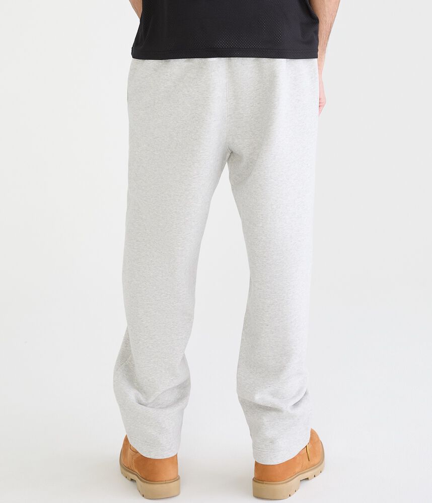 Graphic Straight-Leg Fleece Sweatpants