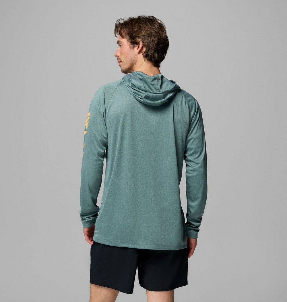 Men's Long-Sleeve Sun Hoodie - Gray