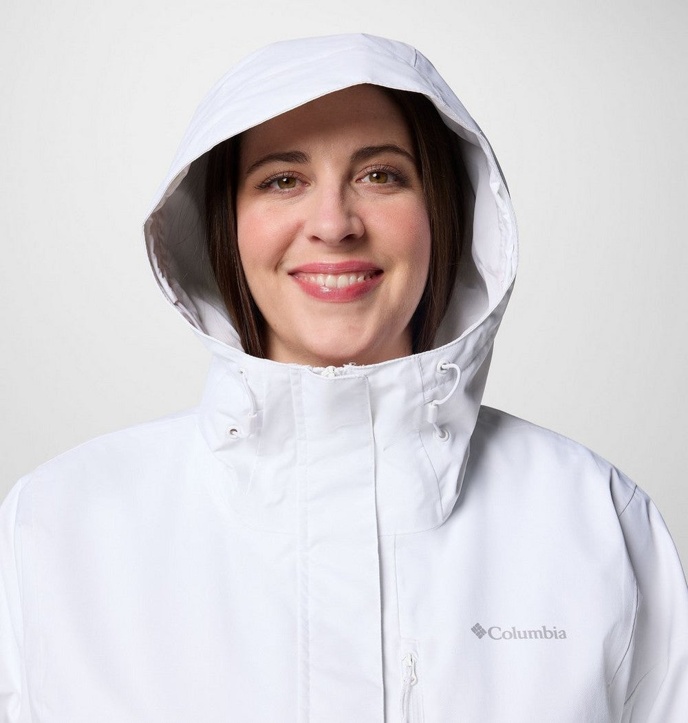Women's Plus Size Waterproof Rain Jacket - Navy