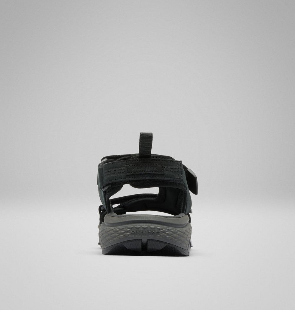 Men's Nubuck Leather Trail Sandal - Black
