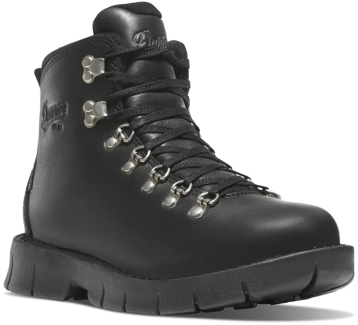 Women's Waterproof Leather Hiking Boot - Black