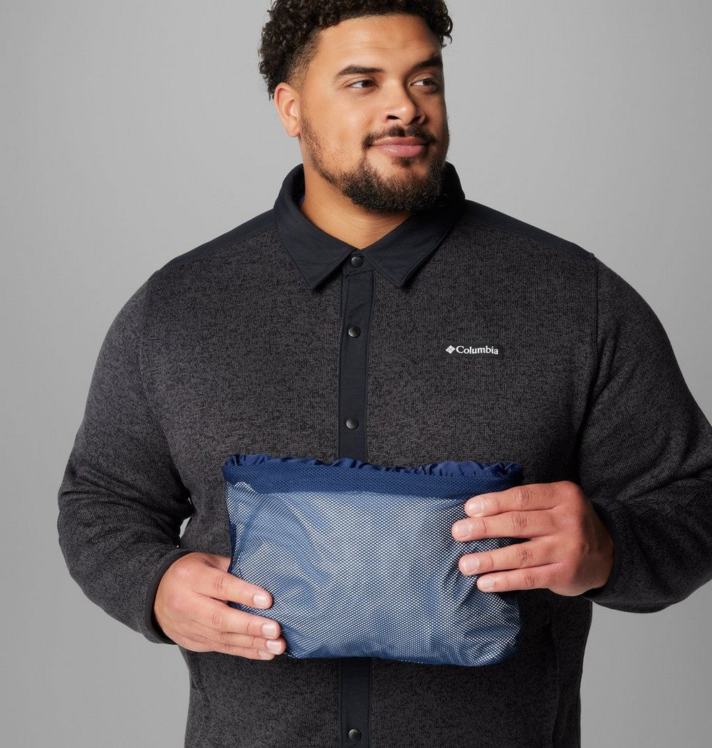 Men's Big Seam-Sealed Rain Jacket - Blue