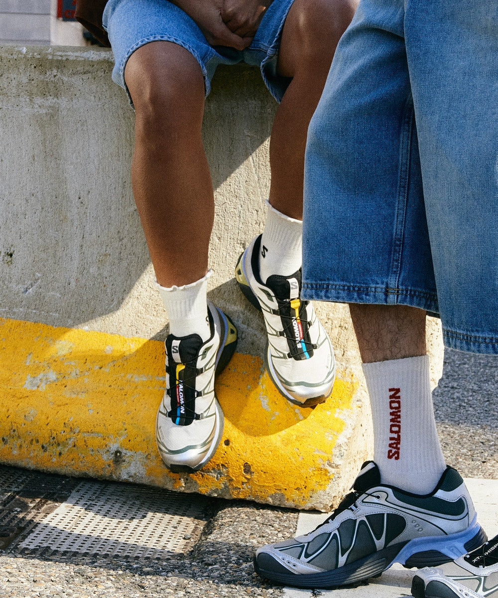 Waterproof Textile And Synthetic Sneakers - Gray